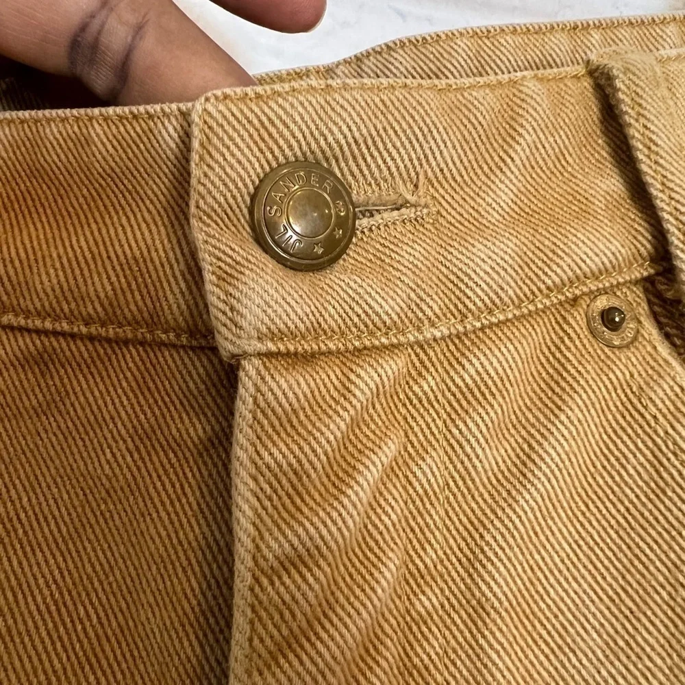 Jil Sander Vintage High Waist Split-hem Jeans